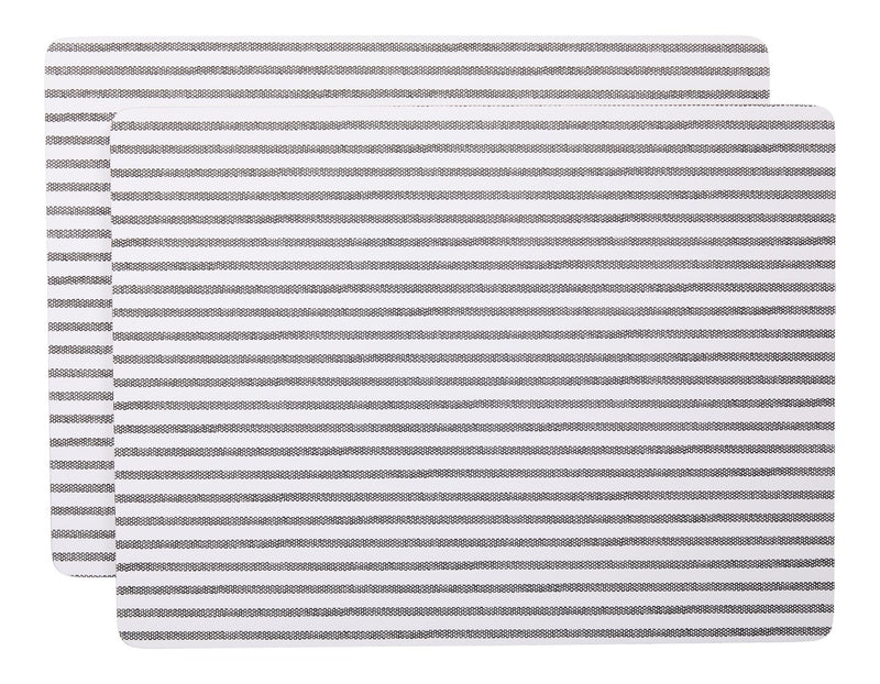 CANVAS Striped Rectangle Cork Placemat Set, Multi-Coloured, 11-in x 15-in, 2-pk T4