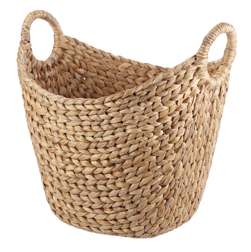 CANVAS Tess Curved Hand Woven Storage Basket, 16 x 12 x 15-in Y1