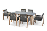 CANVAS Vernon All-Weather Wicker Casual Outdoor/Patio Dining Set, 7-pc