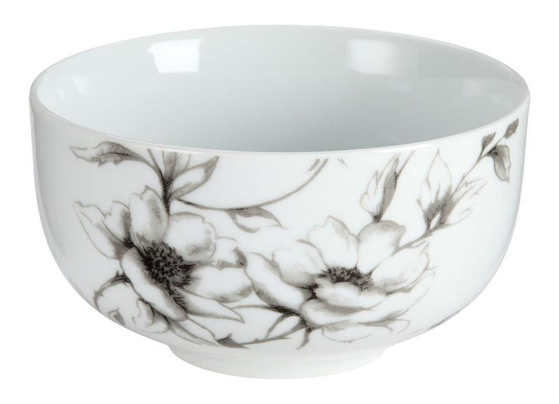 CANVAS Wild Rose All Purpose Bowl, 1-pc, White, Dishwasher & Microwave Safe C4