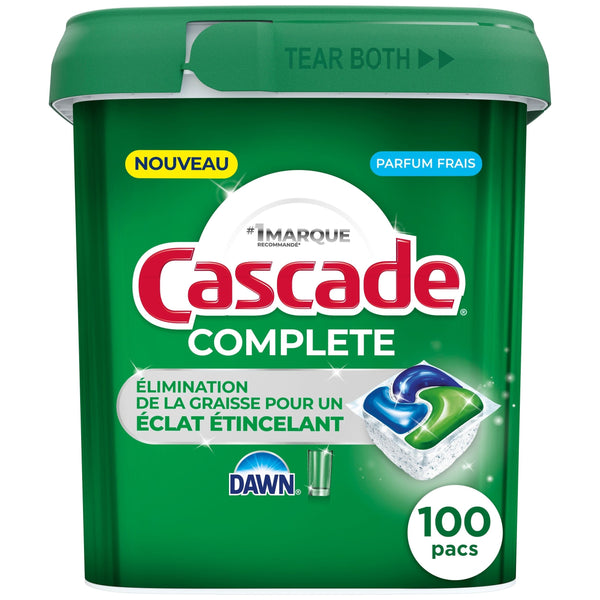 Cascade ActionPacs Complete Fresh Dishwasher Pods, 100-pk C1