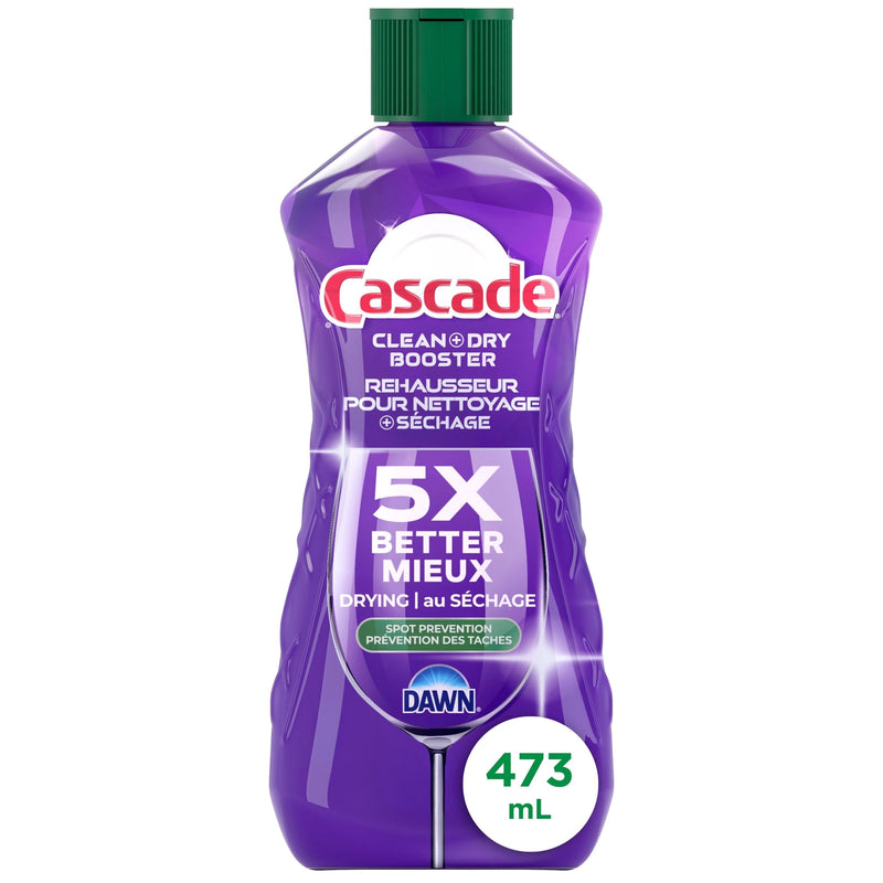 Cascade Rinse Aid Clean & Dry Dishwasher Booster, 473-mL K3