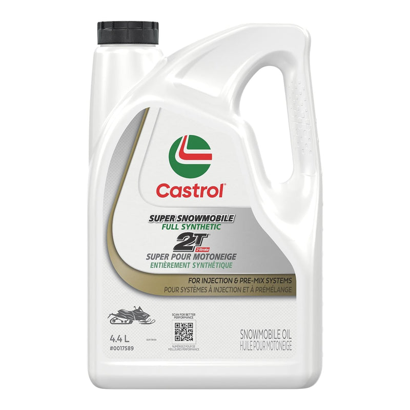 Castrol 2 Stroke Snowmobile Full Synthetic Oil Jug, 4.4-L B5