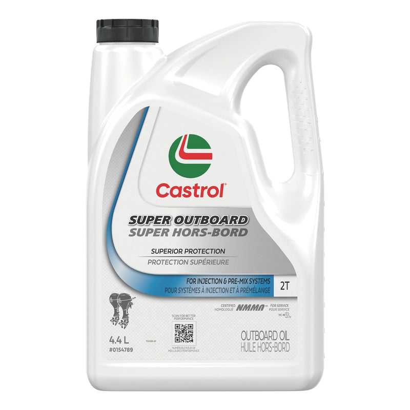 Castrol 2-Stroke Super Outboard Motor Oil, 4.4-L O7