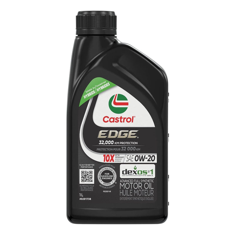 Castrol EDGE 0W20 Advanced Synthetic Engine/Motor Oil, 1-L D0