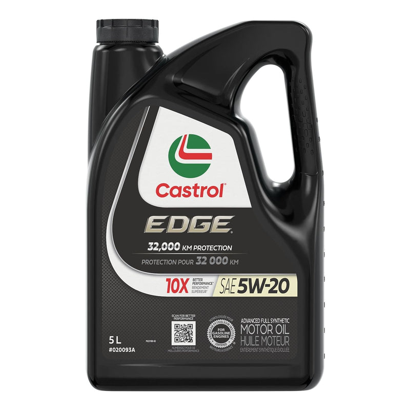 Castrol EDGE 5W20 Advanced Synthetic Engine/Motor Oil, 5-L M8