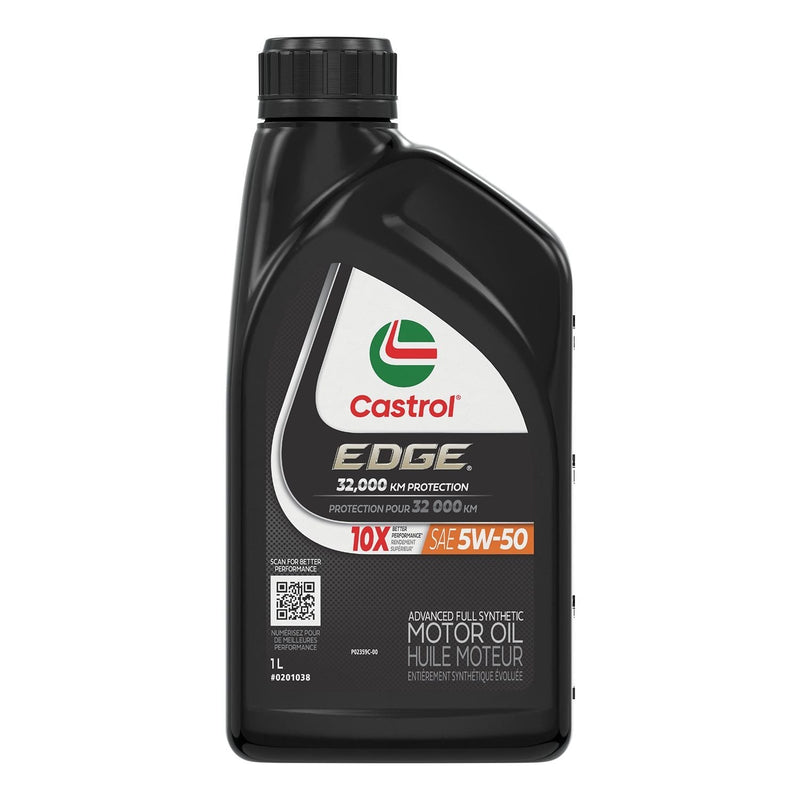 Castrol EDGE 5W50 Advanced Synthetic Engine/Motor Oil, 1-L Q3