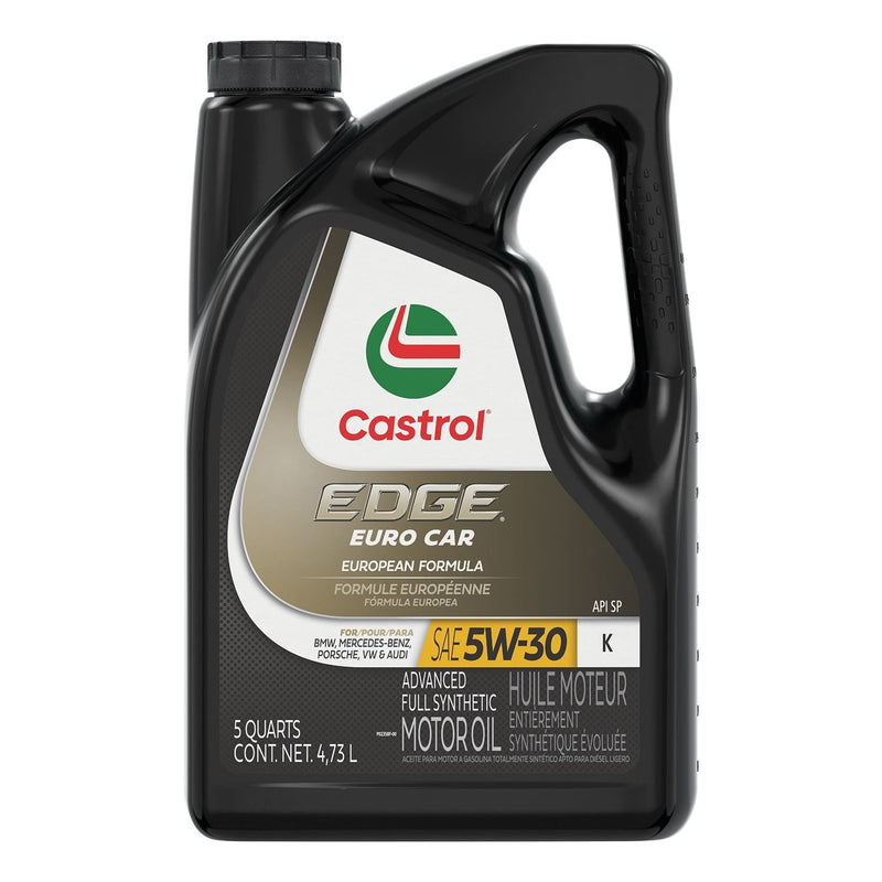 Castrol EDGE Euro K 5W30 Advanced Synthetic Engine/Motor Oil, 4.73-L T3