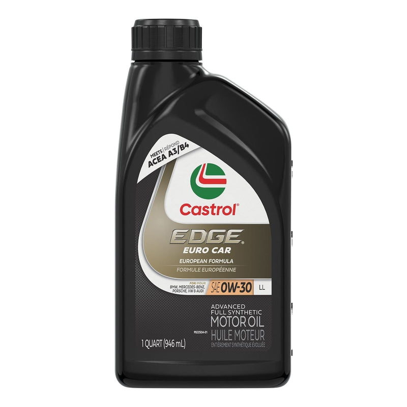 Castrol EDGE Euro LL 0W30 Advanced Synthetic Engine/Motor Oil, 946-mL E7