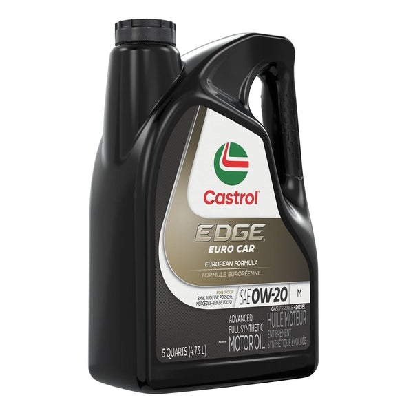 Castrol EDGE Synthetic Euro M 0W20 Motor Oil, 4.73-L E5