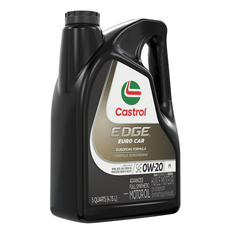 Castrol EDGE Synthetic Euro M 0W20 Motor Oil, 4.73-L E5