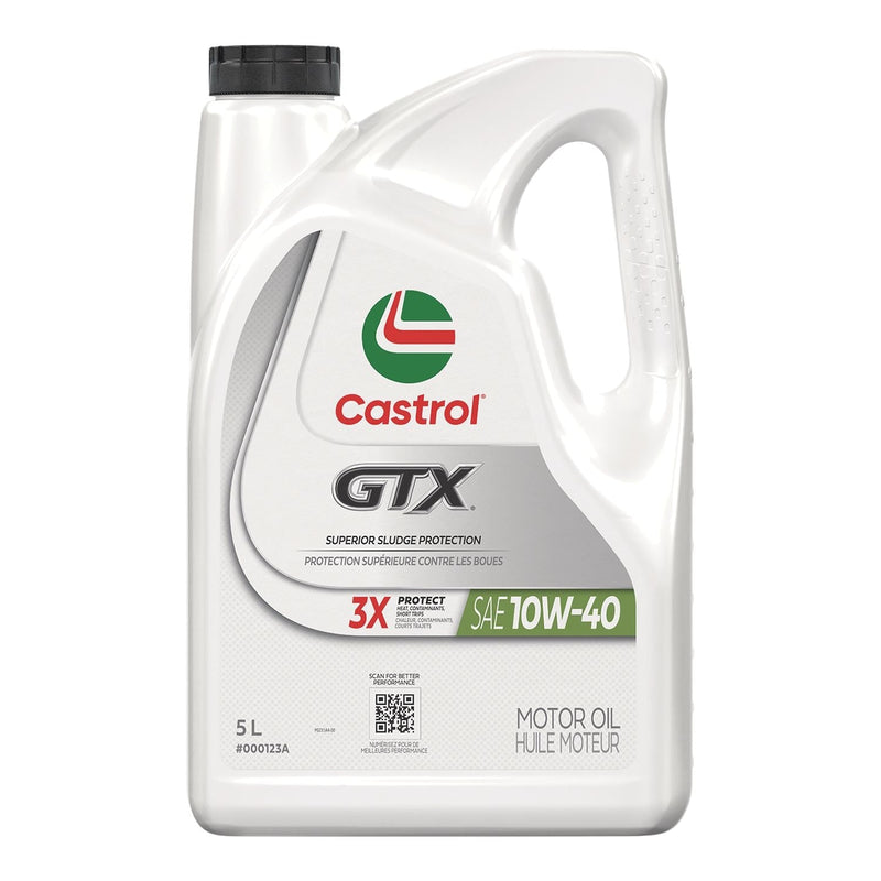 Castrol GTX 10W40 Conventional Engine/Motor Oil, 5-L Y6