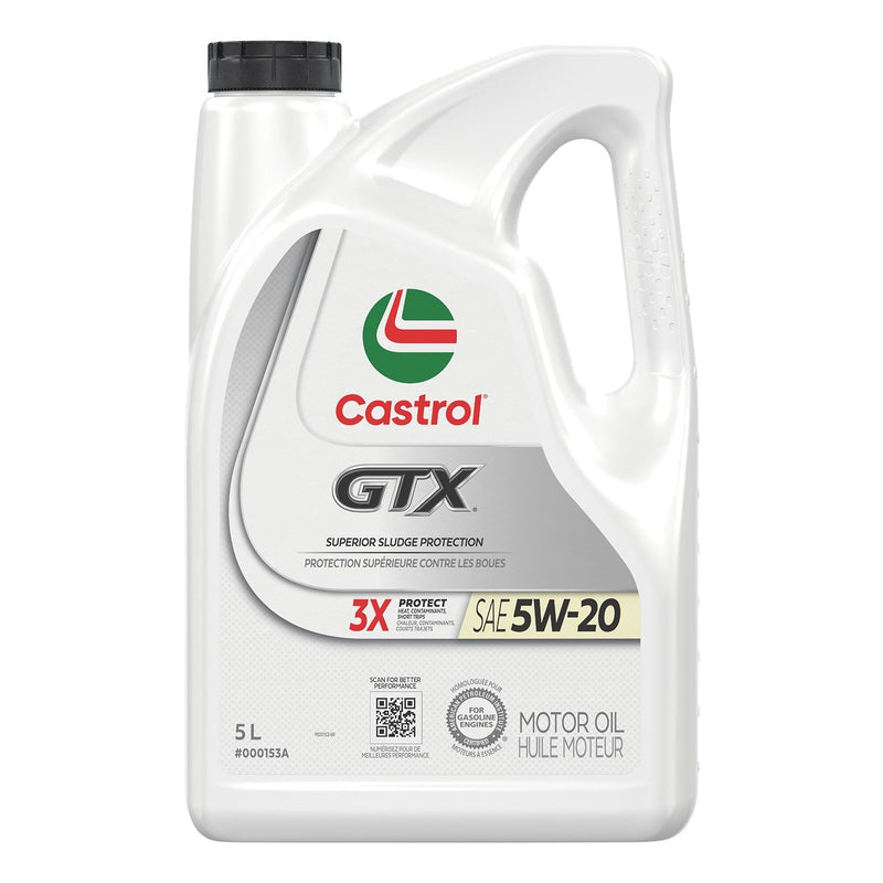 Castrol GTX ULTRACLEAN 5W20 Conventional Engine/Motor Oil, 5-L S9