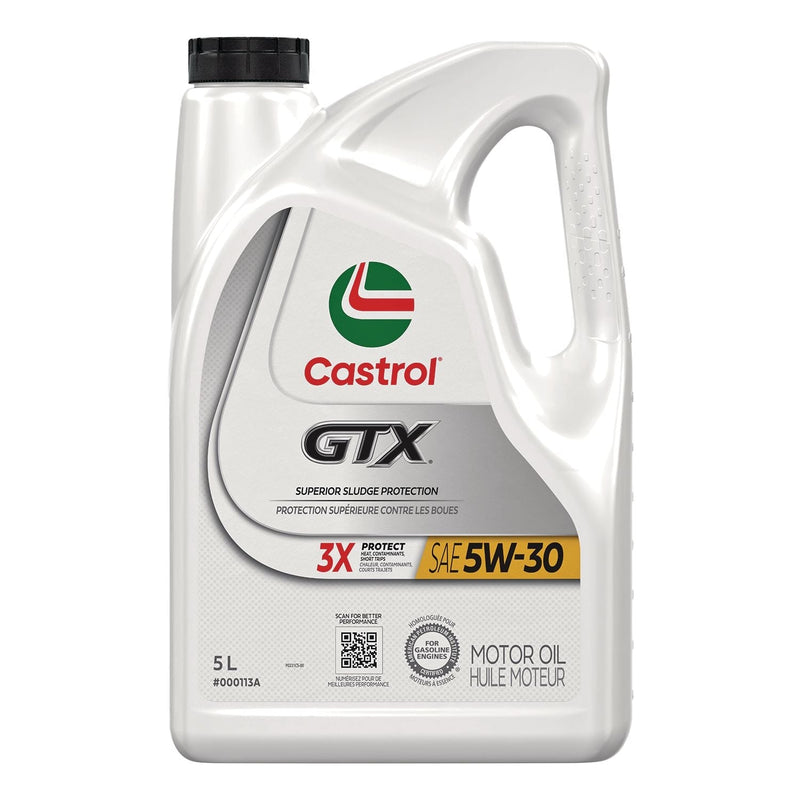 Castrol GTX ULTRACLEAN 5W30 Conventional Engine/Motor Oil, 5-L L9