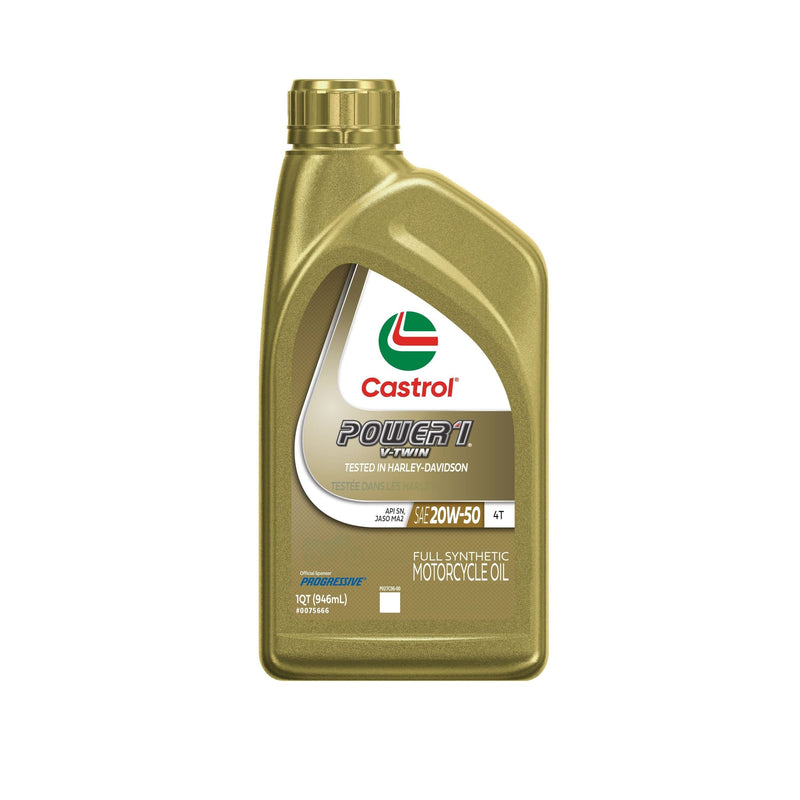 Castrol Power 1 Motorcycle Oil 4T 10W40, 946mL D7