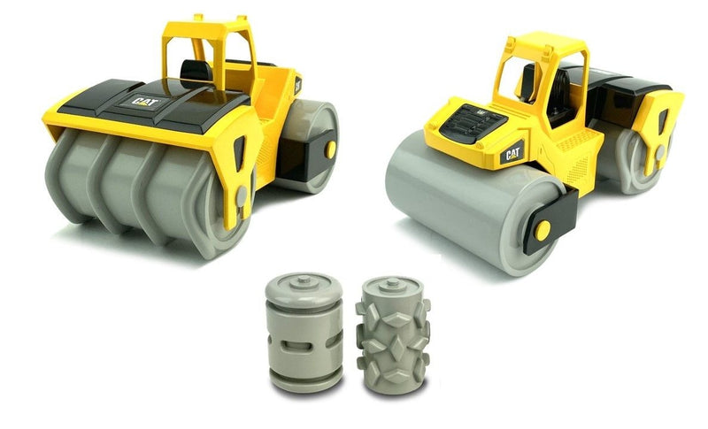 CAT Construction Mini Crew Road Roller Sand Set for Outdoor Play, Ages 5+ D2