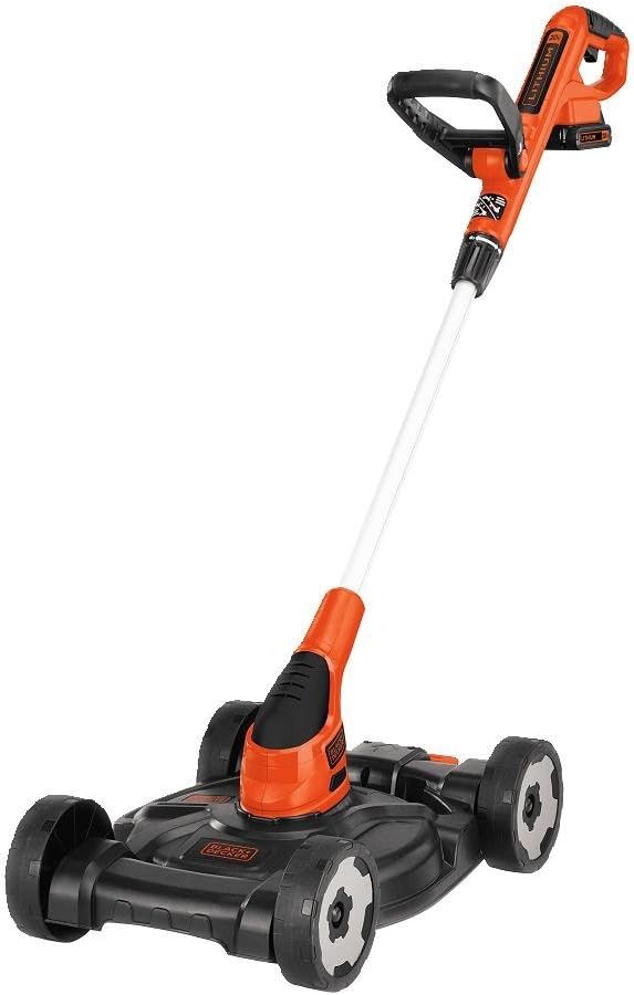 Combination String Trimmer, Lawn Mower, and Edger, Cordless 3-in-1 W1