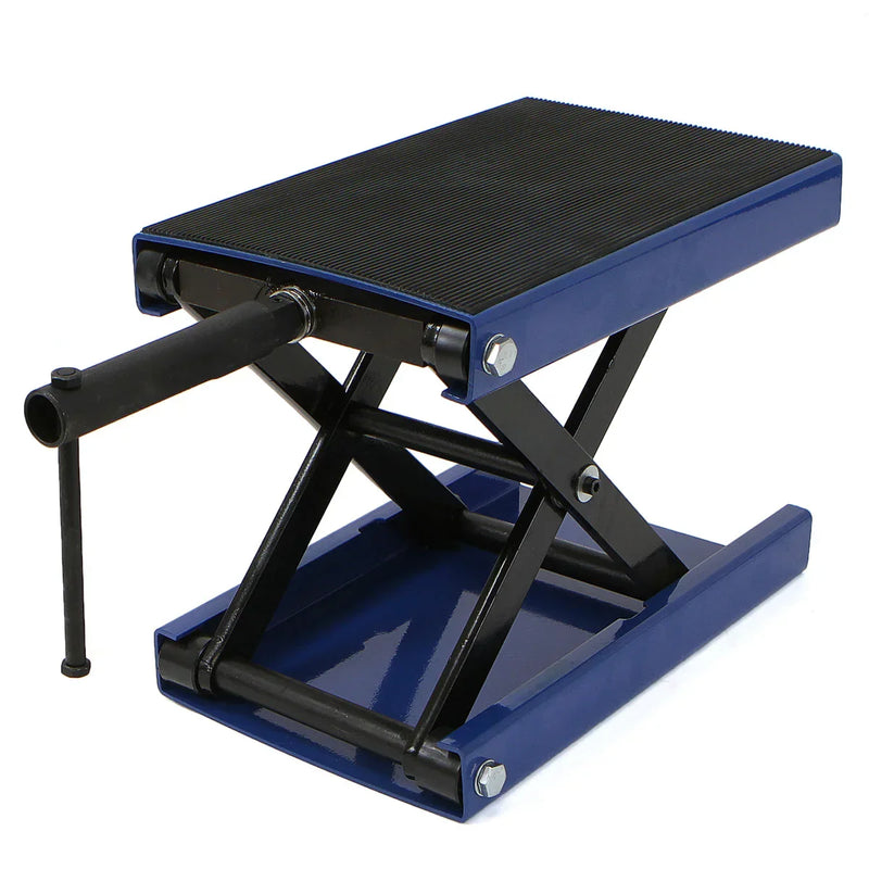 Heavy Duty Motorcycle Jack Center Scissor Lift 1100lbs Dolly Table F6