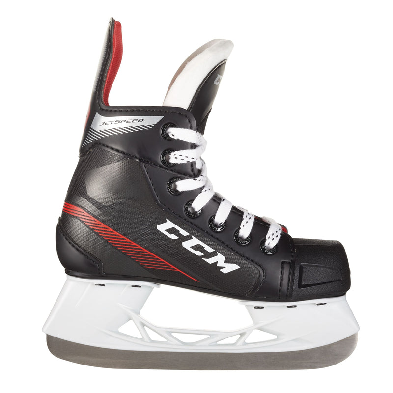 CCM JS 445 Youth Hockey Skates, Sizes 8-13, Black F4