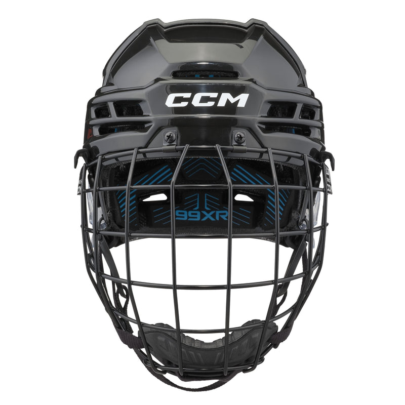 CCM Tacks 99XR Hockey Helmet Combo, Junior/Senior, Black, Various Sizes T0