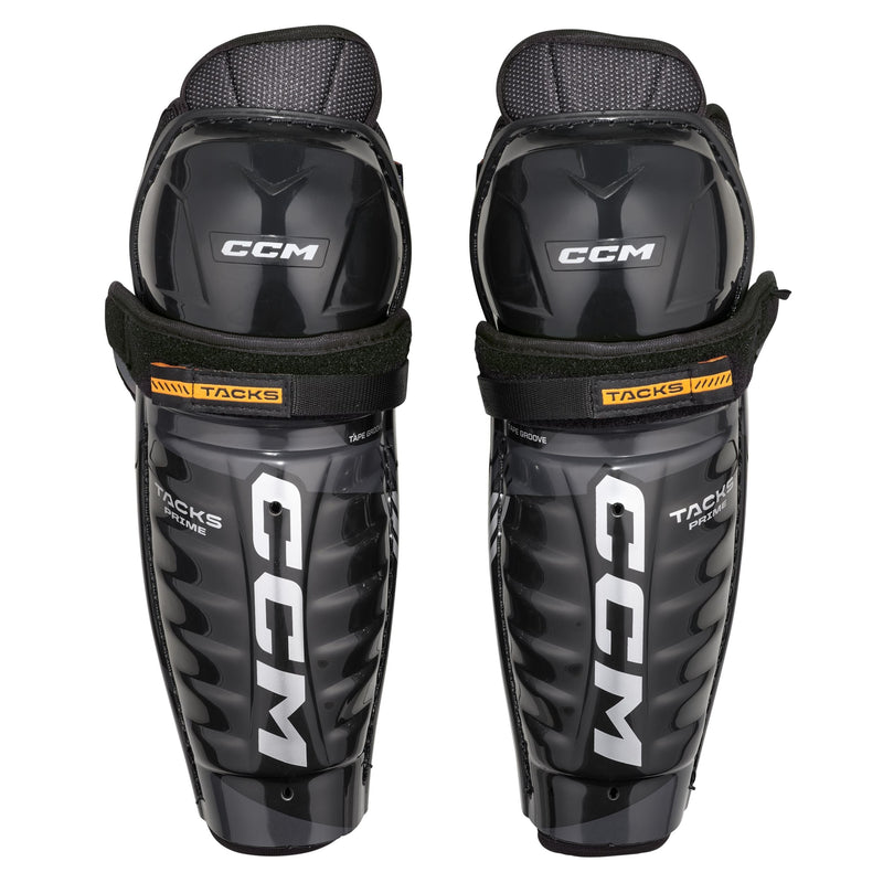 CCM Tacks Prime Hockey Shin Guards, Junior, Assorted Sizes Y6