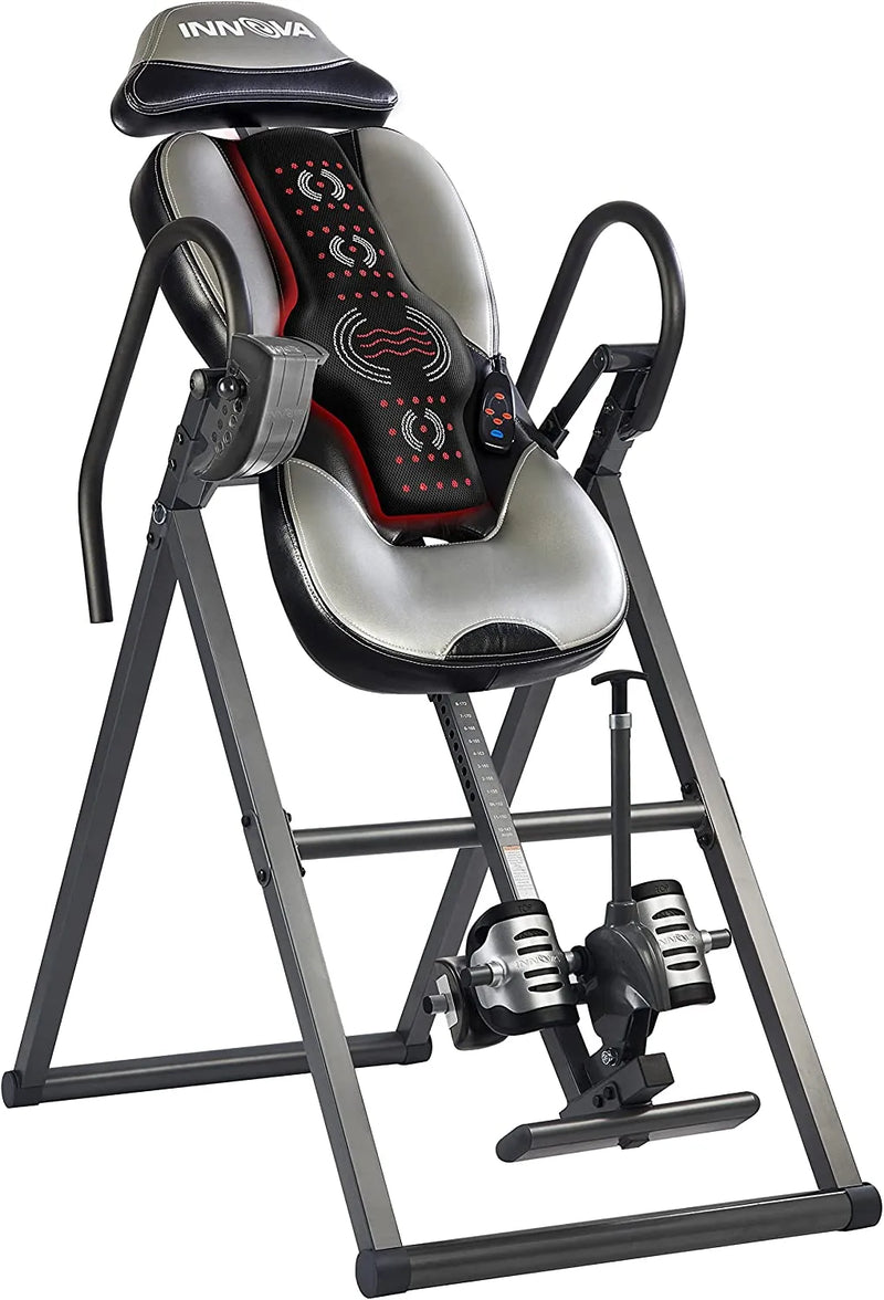 INNOVA HEALTH AND FITNESS ITM5900 Advanced Heat and Massage Inversion Table sgtnighsdesigns N8