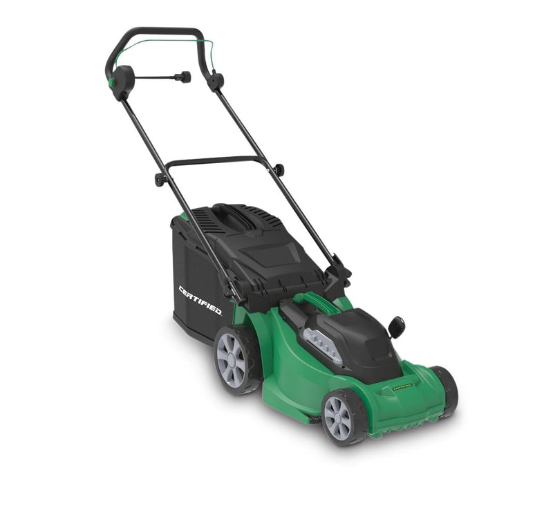 Certified 10A Electric Push Lawn Mower, 14-in Deck O1