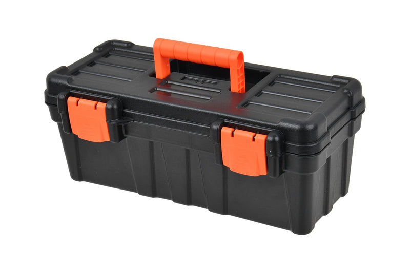 Certified 2.0 Sturdy Toolbox with Carry Tray, Black, 13-in S1