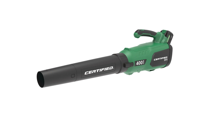 Certified 20V Cordless Battery-Powered Lawn & Garden Leaf Blower A9