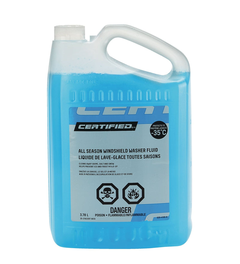 Certified All-Season Windshield Washer Fluid, -35°C, 3.78-L H8
