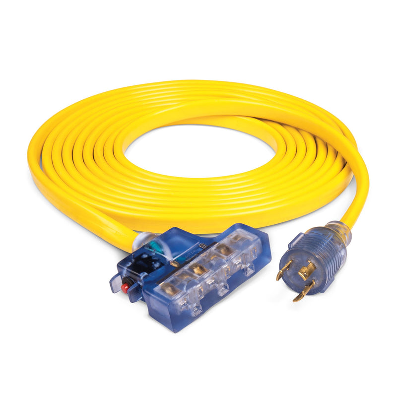 Champion 20A, 125V L5-30R Flat Design Generator Extension Cord, 25-ft S6