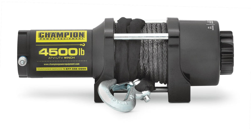 Champion Power Equipment 14051 Synthetic Rope Winch Kit, 4,500-lb S6