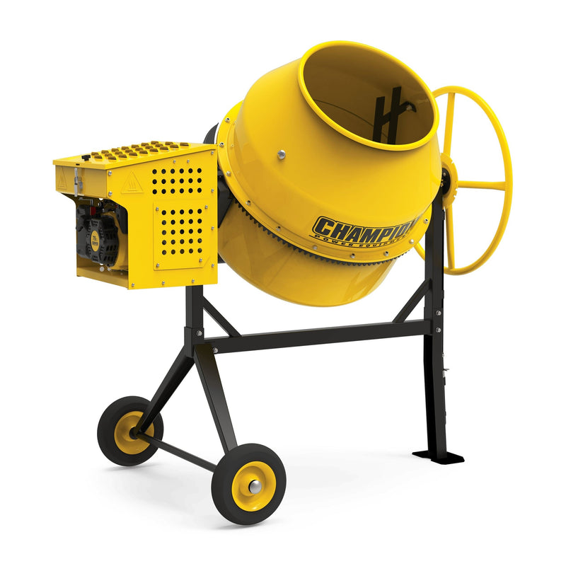 Champion Power Equipment 201495 8.8-cu.ft 79cc Gas-Powered Heavy Duty Cement Mixer, 450-lb Capacity V0