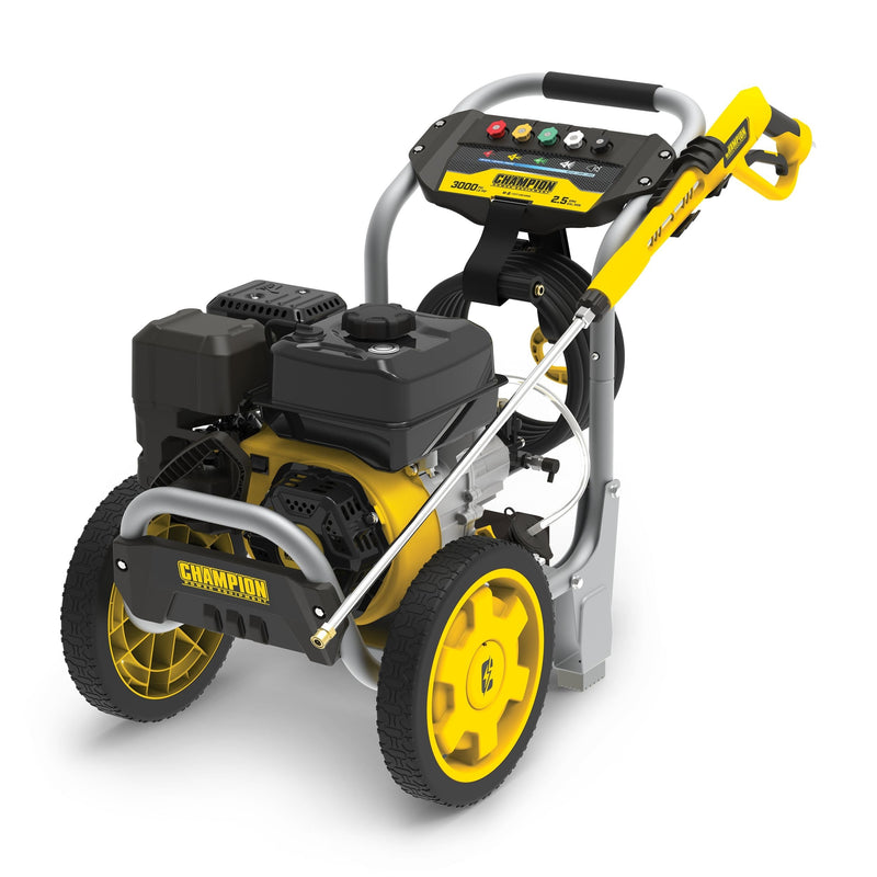 Champion Power Equipment 3000 PSI 2.5 GPM 196cc Engine Cold Water Wheeled Gas Pressure Washer J8