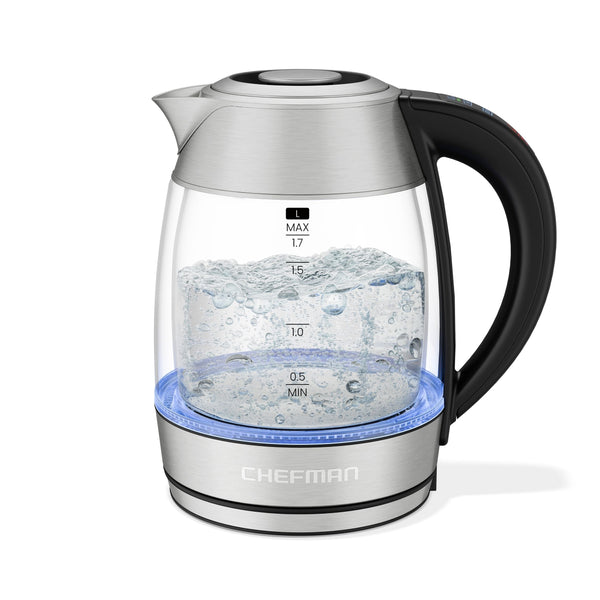 Chefman Custom-Temp 1.5L Digital Double Glass Kettle V5