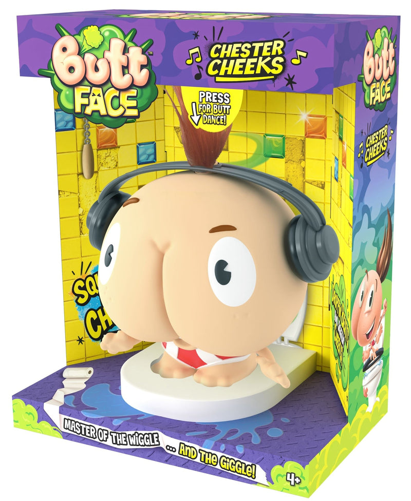 Chester Cheeks Butt Face Interactive Farting Toy I5