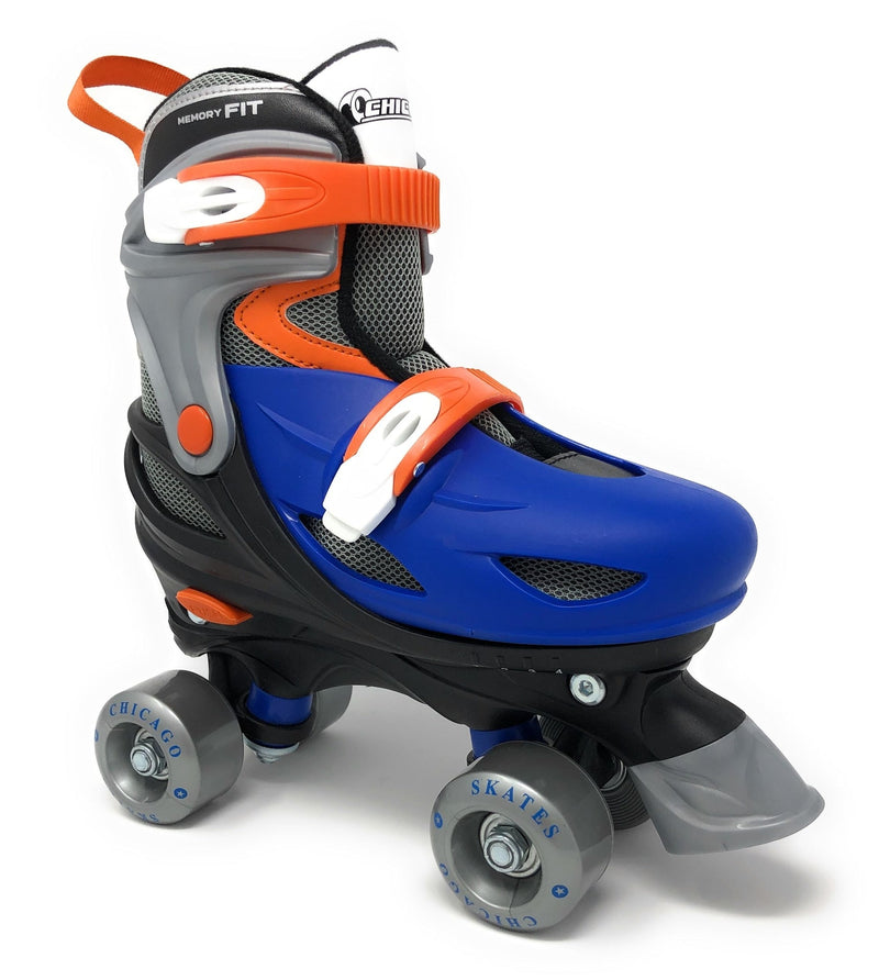 Chicago Skates Kids' Adjustable Roller Skates, Blue N9