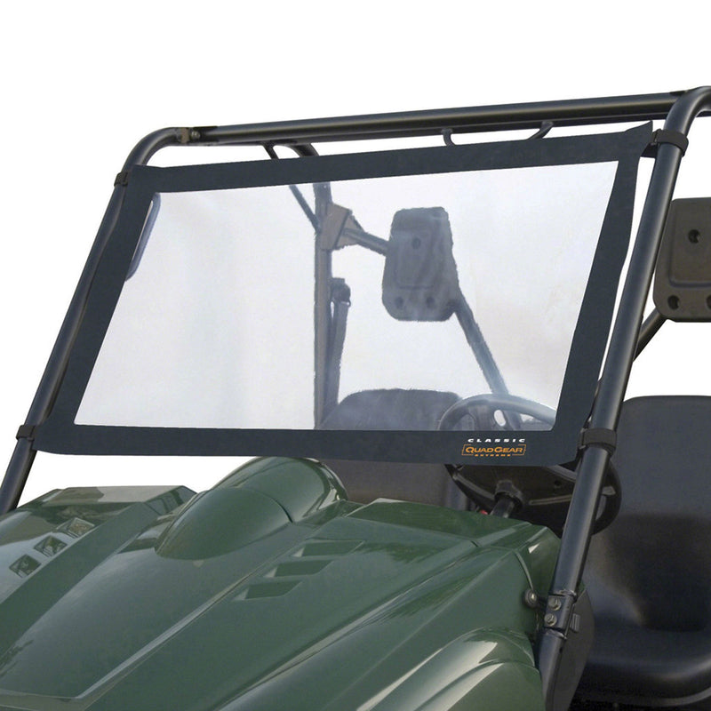 Classic Accessories 78627 QuadGear UTV Windshield for Kawasaki Mule 2500/3000 & Polaris Ranger, Black R4