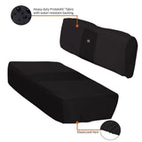 Classic Accessories QuadGear UTV Bench Seat Cover, Fits Kawasaki Mule (2015 Models & Older), Black