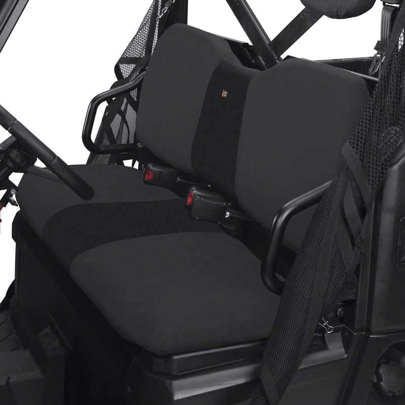 Classic Accessories QuadGear UTV Bench Seat Cover for Polaris Ranger XP/HD, Black F1