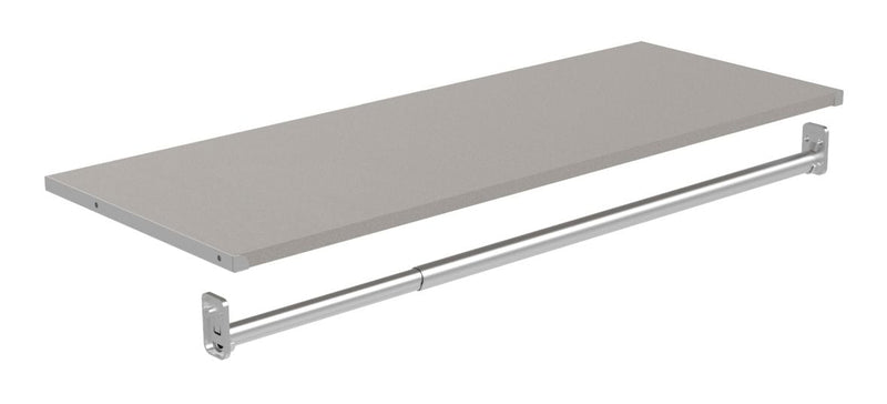 ClosetMaid Modular Shelf & Hang Rod Kit, Taupe G8