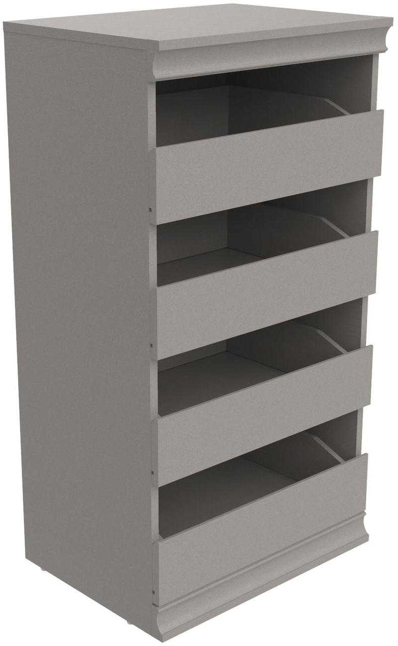 ClosetMaid Modular Stackable 4-Drawer Closet Storage Unit, Taupe O7