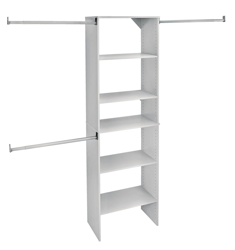 ClosetMaid Suite Symphony Starter Tower Kit, White, 25-in B2