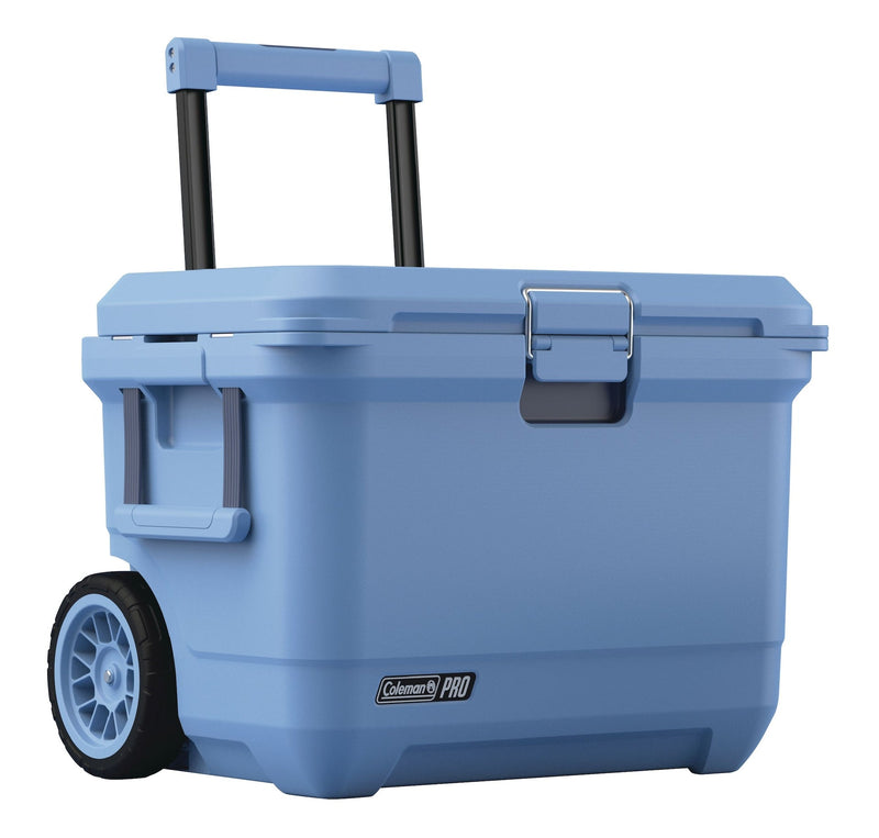 Coleman Pro Wheeled Hard Cooler, Blue, 55 QT K5