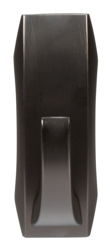 Command Large Metal Décor Hook with Adhesive Strips, Oil Rubbed Bronze, 5-lbs, 1 Strip per Pack L6