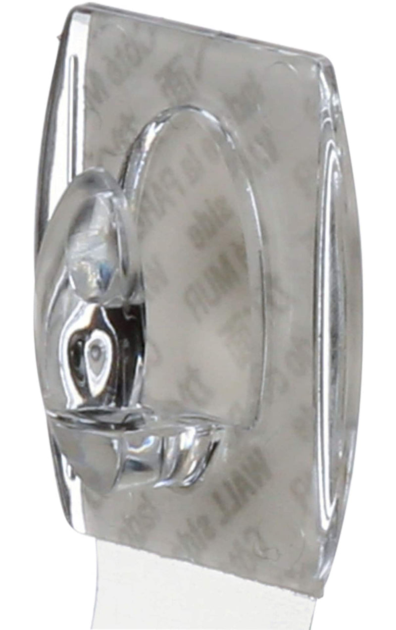 Command Mini Clear Hooks and Strips, For Variety Surfaces, 0.5-lb Capacity F2