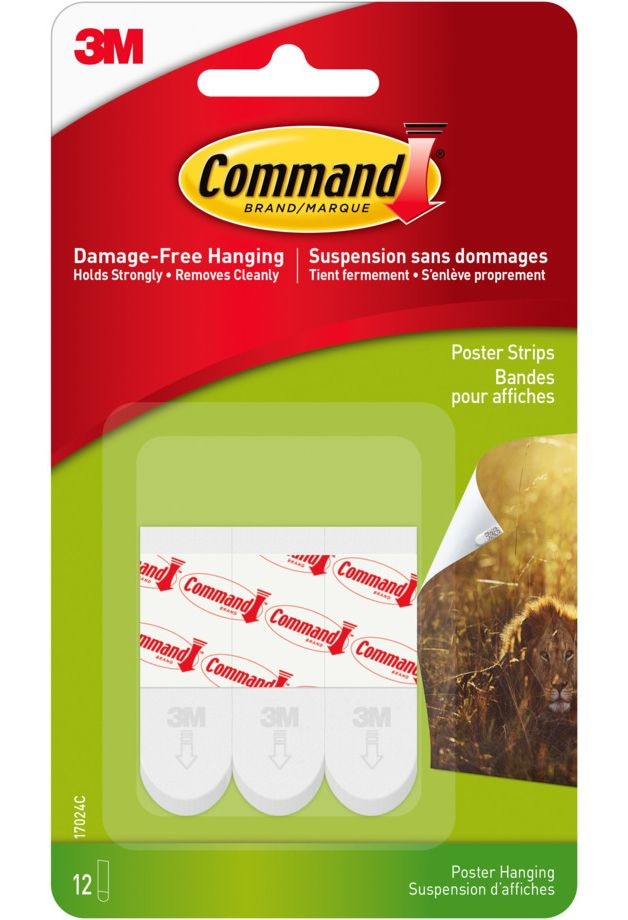 Command Removable Hook with Adhesive Strips, Damage Free Hanging, Reusable, Re-Position Q9