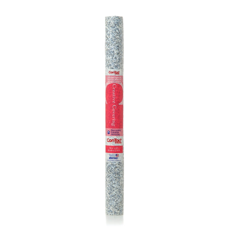 Con-Tact Creative Covering Removable Adhesive Shelf/Drawer Liner, Granite, 18-in x 9-ft B9