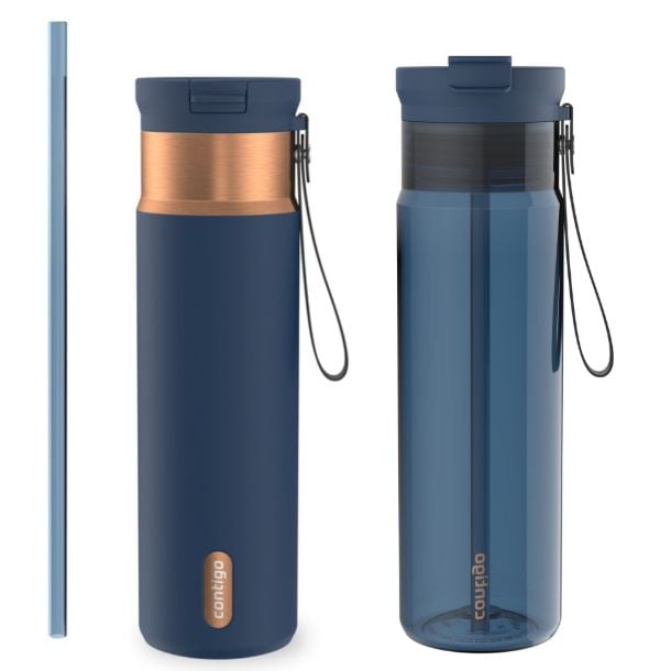 Contigo 24-oz SnapSeal and 28-oz Dual Sip, Abyss W9