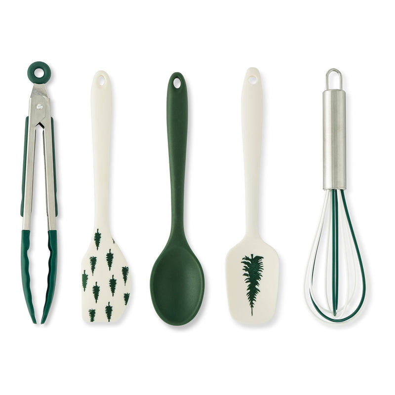 Core Home Evergreen Stain-Resistant Mini Utensils Set, 5-pc F5